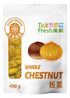 Chestnuts Whole Shelled 400g Bag Frozen Tick Fresh