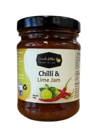 Chilli Lime Jam 280gm jars Aromatic Kitchen