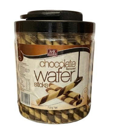 Chocolate Wafer Sticks 700g Tub Allie & Rose