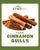 Cinnamon Quills (Not Cassia Sticks) 1kg Bag Evoo QF