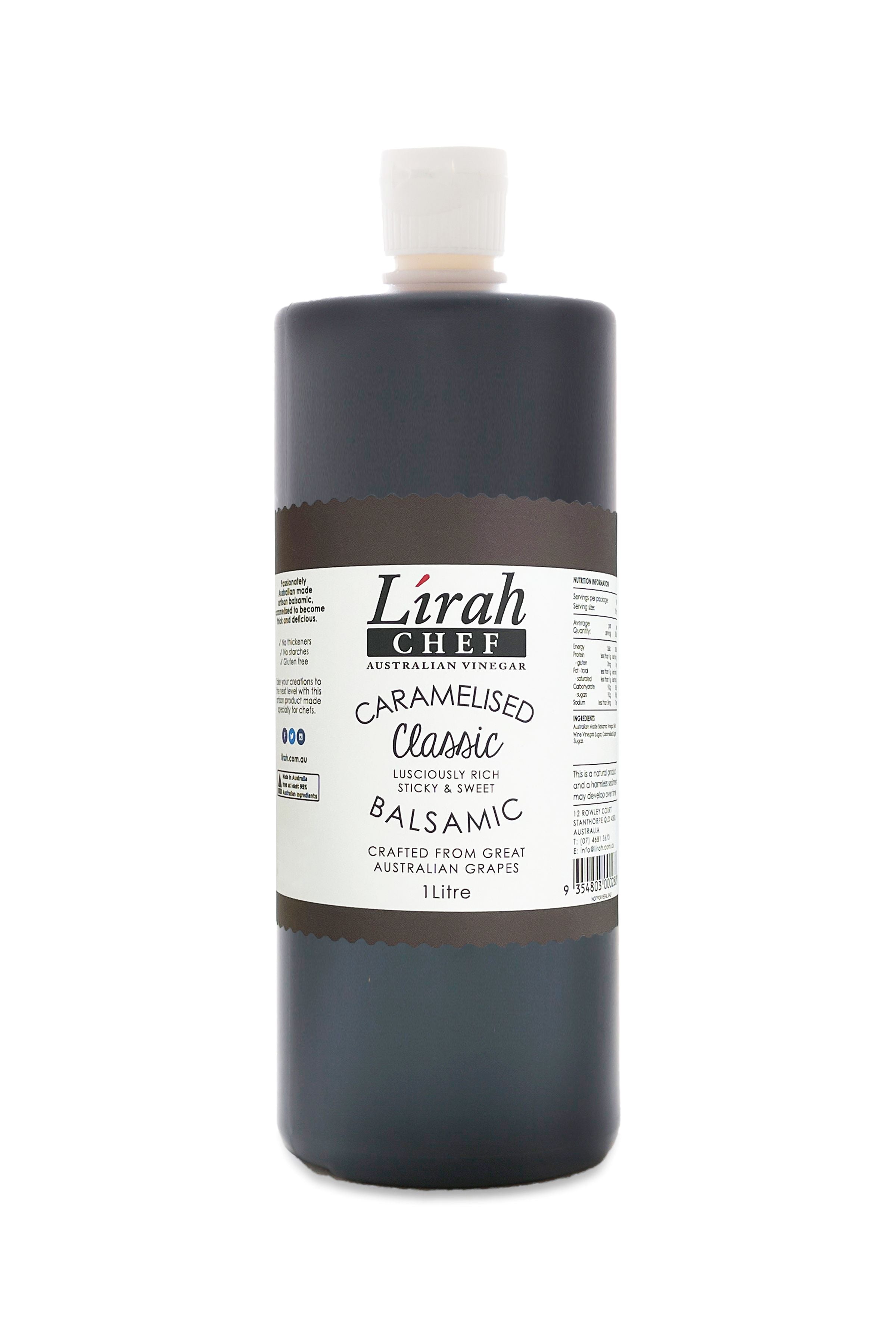 Classic Caramelised Balsamic 1lt Lirah Chef