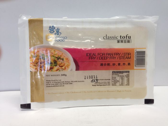 Fresh Classic Tofu 500g Packet Winko
