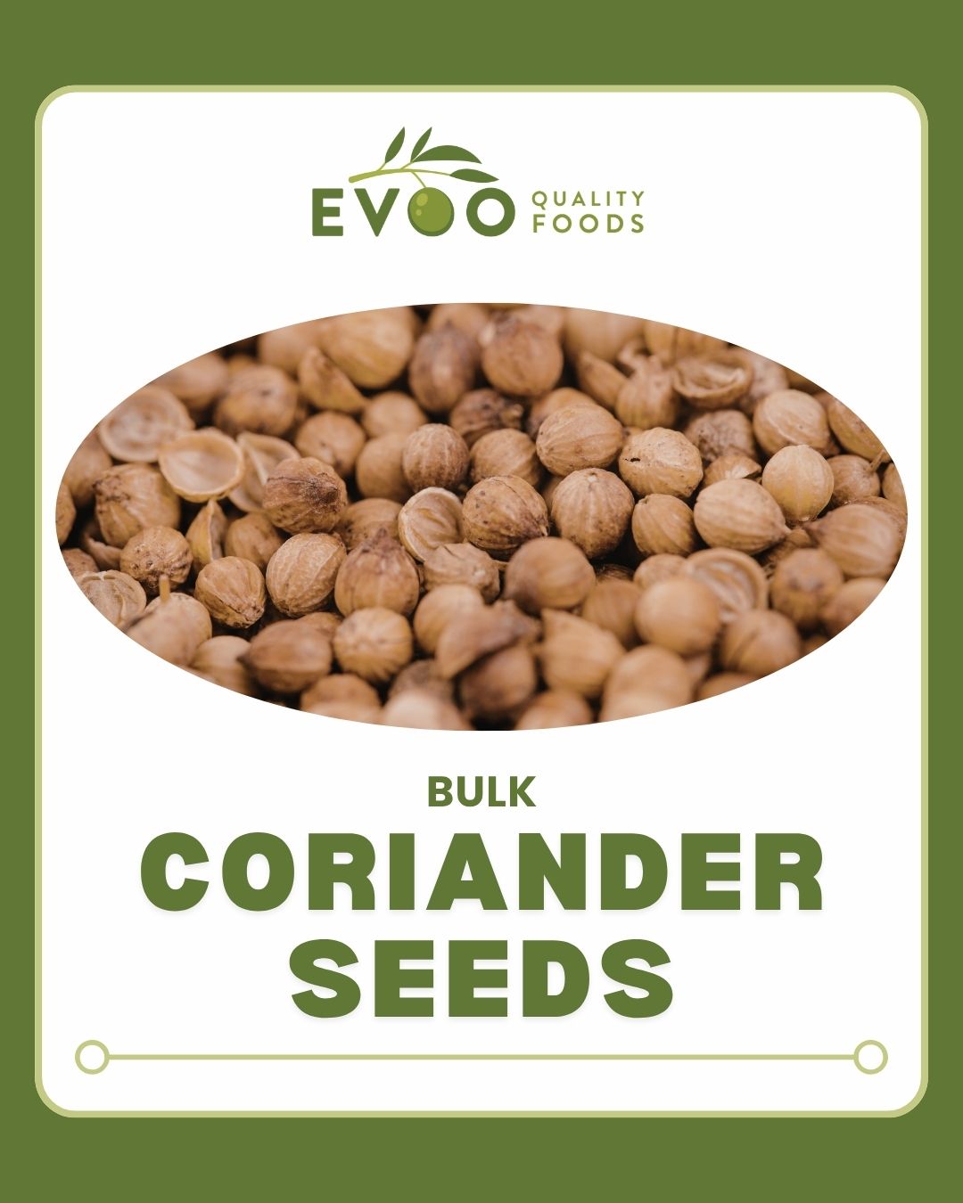 Coriander Seeds Bulk 20kg Bag Evoo QF