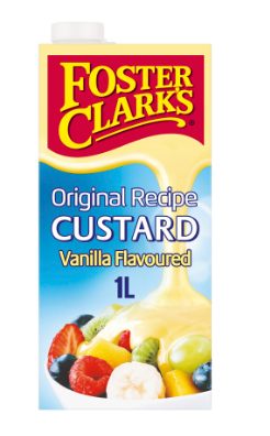 Custard Vanilla Flavoured 1lt UHT Foster Clarks