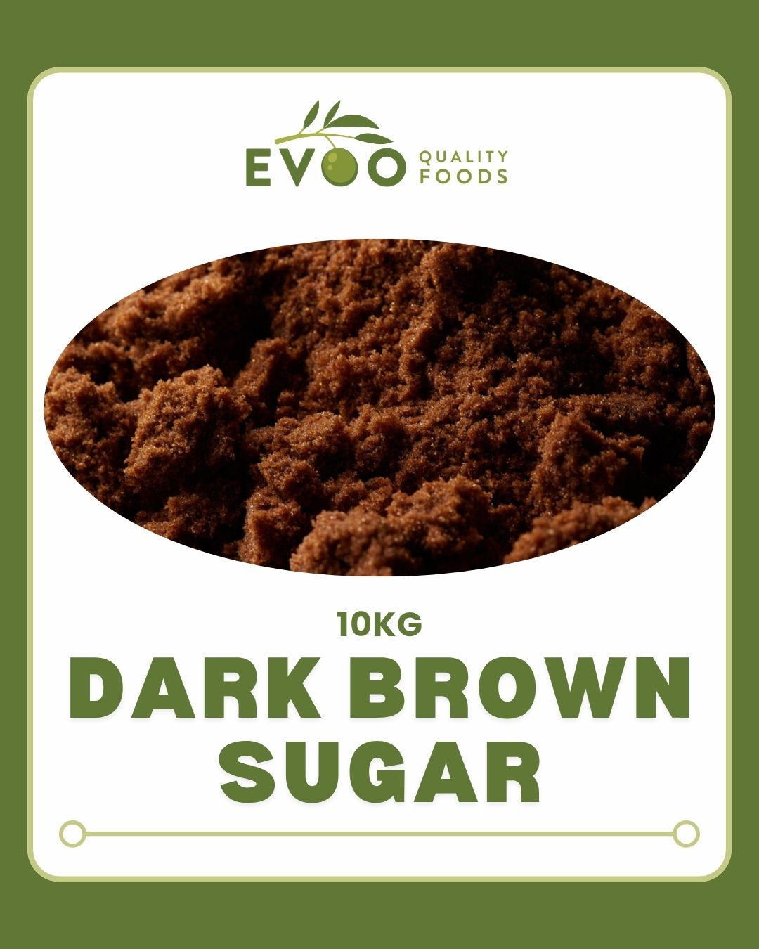 Dark Brown Sugar 10kg Bag Evoo QF
