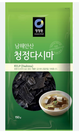 Dried Seaweed Kelp (Dashima) Sheets 150g CJO