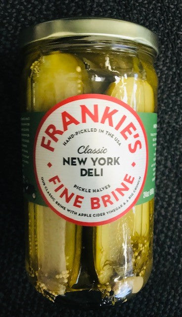 Classic New York Deli Pickle Halves 6 x 680g CARTON ONLY Frankies Fine Brine