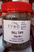 Dill Dried (Tips) 135g Tub Evoo QF