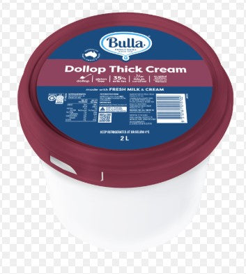Thick Dollop Cream 2lt Bulla