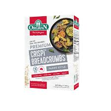 Premium Crispi Breadcrumbs  (Panko Style) GF 300g Box Orgran