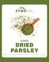Parsley Flakes Dried 80g Cannister EVOO QF