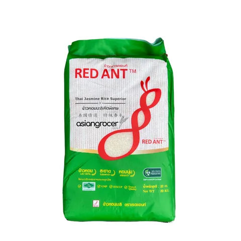 Jasmine Thai Rice Superior 20kg Red Ant (Green Bag)