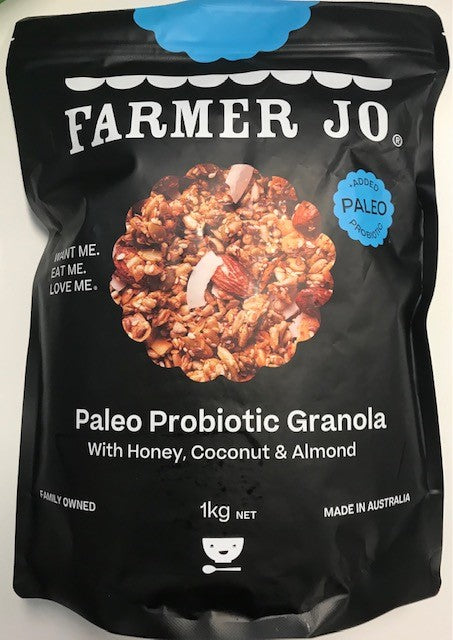 Granola Paleo Probiotic Grain Free Muesli 1kg Bag Farmer Jo