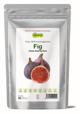 Freeze Dried Sliced Fig 50g Bag LyoFeeling/TouFood