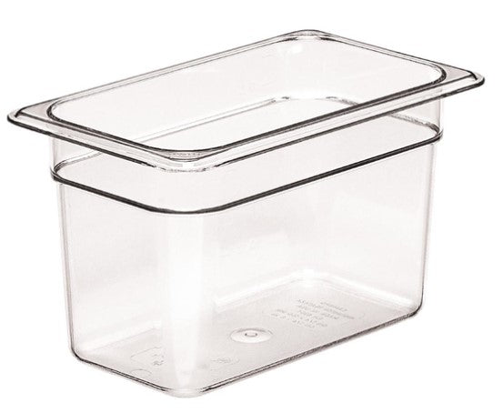 Food Pan PCarb 1/4 150mm Clear