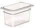 Food Pan PCarb 1/4 150mm Clear