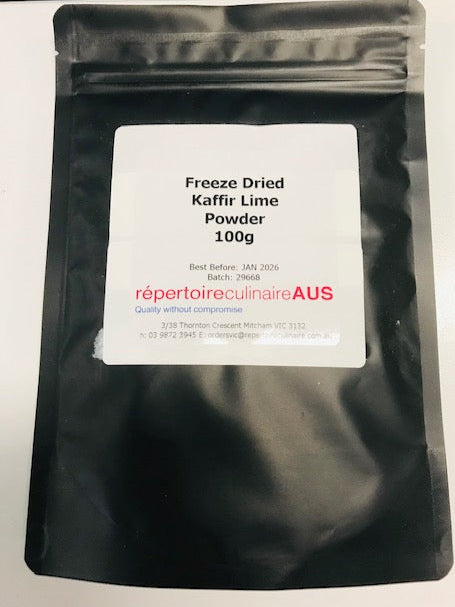 Freeze Dried Kaffir Lime Powder 100g Bag Gourmet De Paris