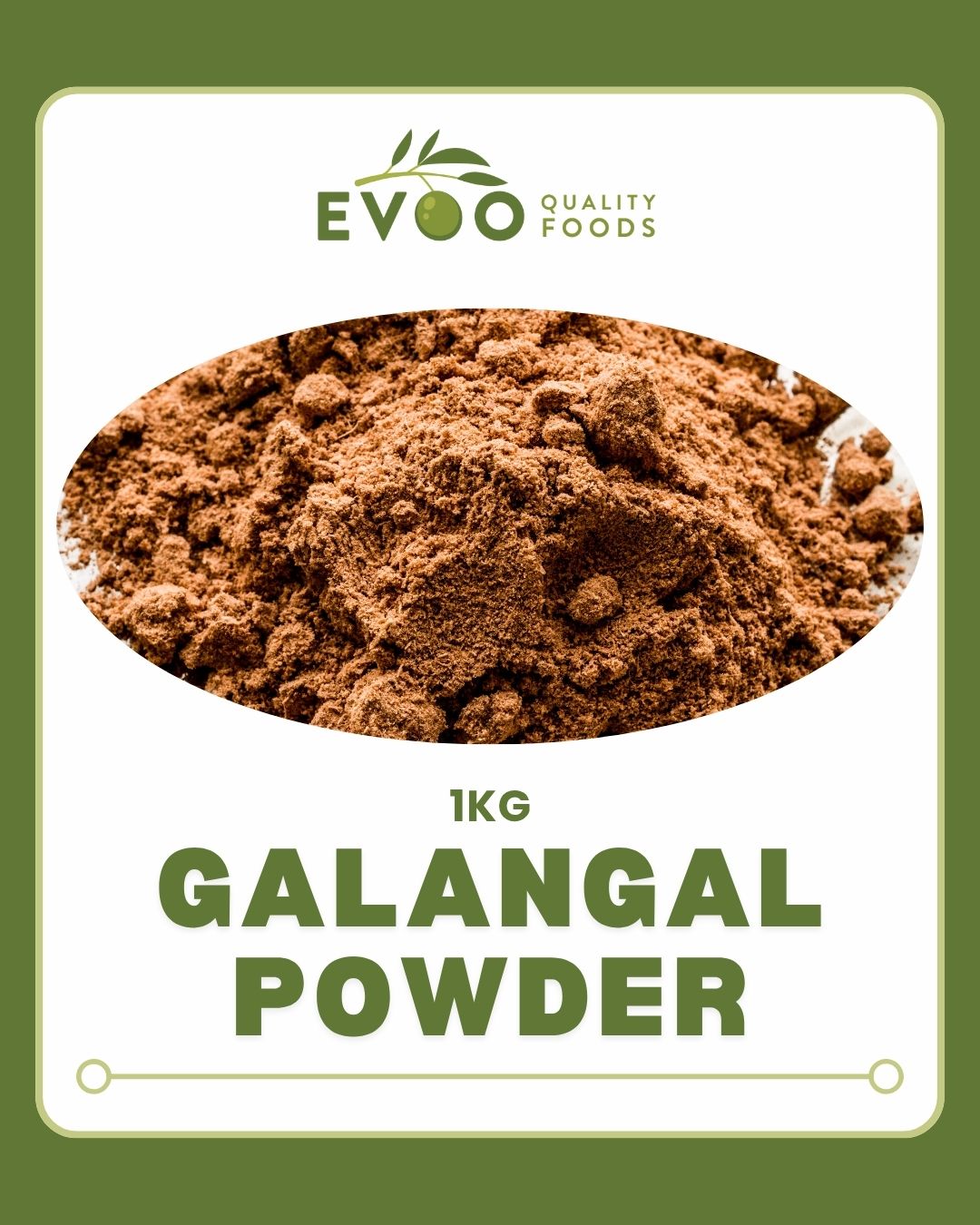 Galangal Powder 1kg Bag Evoo QF