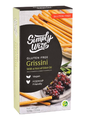 Grissini Sticks GF 100g Simply Wize