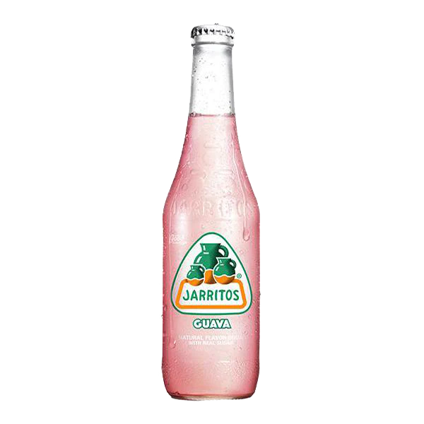 Guava Soda Mexican 370mL Glass Bottle x 24 Carton Jarritos