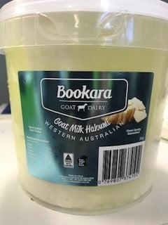 Goats Milk Haloumi in Brine 2kg Tub Bookara Blue Label (Pre order)