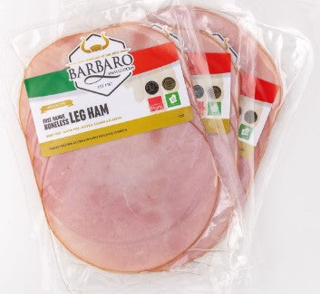 Leg Ham Bulk Sliced 500g Barbaro