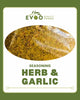 Herb & Garlic Seasoning 1kg Bag Evoo QF