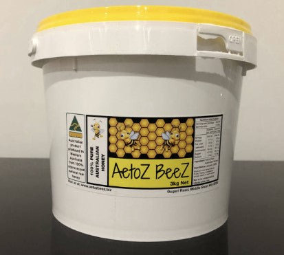 Honey 100% Natural 3kg Tub Aetoz Beez