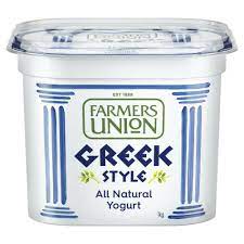 Greek Style Yoghurt 1kg Bulla / Farmers Union