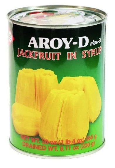 Yellow Jackfruit (RIPE) in SYRUP 565g Aroy-D