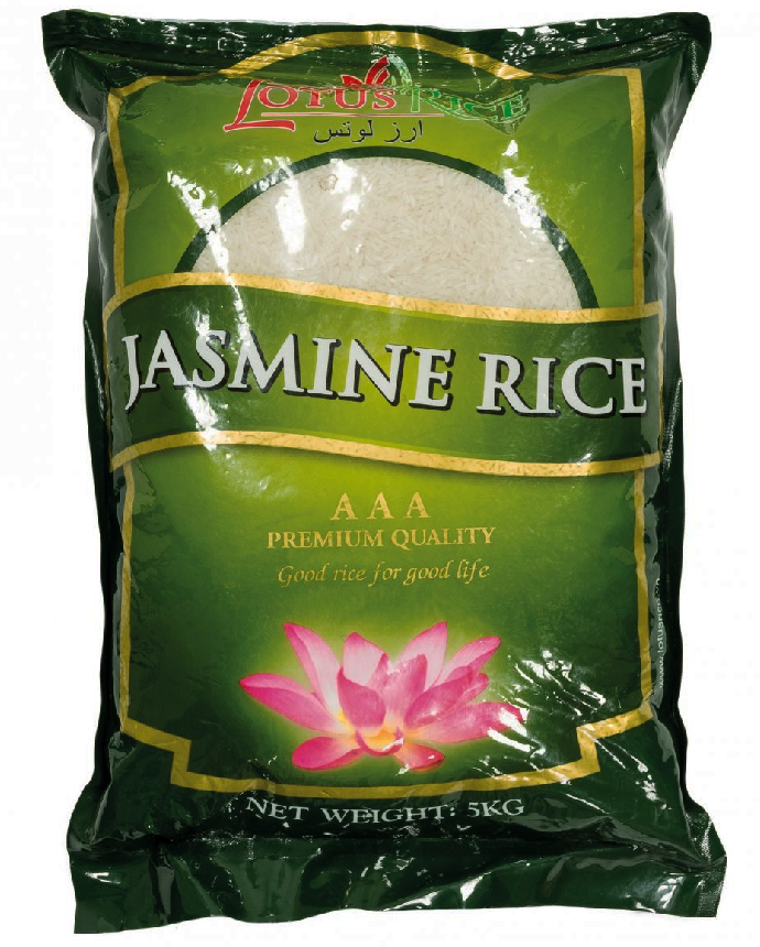 Jasmine Rice 5kg Bag Lotus