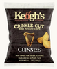 Potato Chips CRINKLE CUT Guiness 12 x 125g CARTON ONLY Keogh's