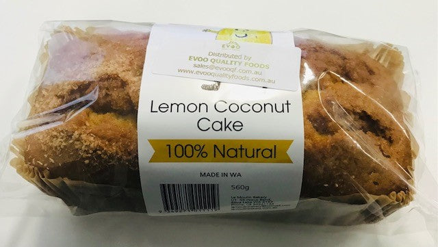 Lemon Coconut Cake 100% Natural 560g x 9/Carton Le Moulin Bakery Frozen (Pre Order 2 days)