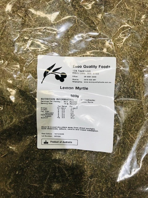 Lemon Myrtle Dried 500g Culpeppers