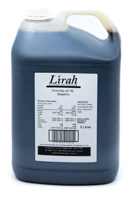 Everyday 6-18 Balsamic Vinegar 5lt Lirah Chef