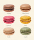 Traditional French Macaron Mix GF (6 Flavours) 36pcs Box Le Chic Patissier