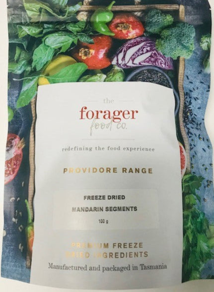 Mandarin Segments Freeze Dried 100g The Forager Food Co