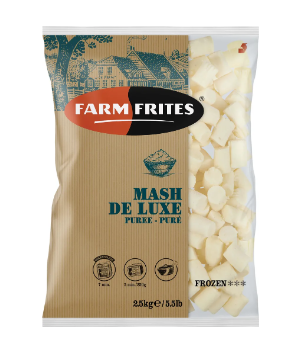 Mash Potato Frozen Puree Pellets (4 x 2.5kg Bags per Carton) Farm Frites (647.007)