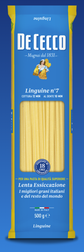 Linguine Pasta Dried 4 x 3kg CARTON ONLY De Cecco (#7)