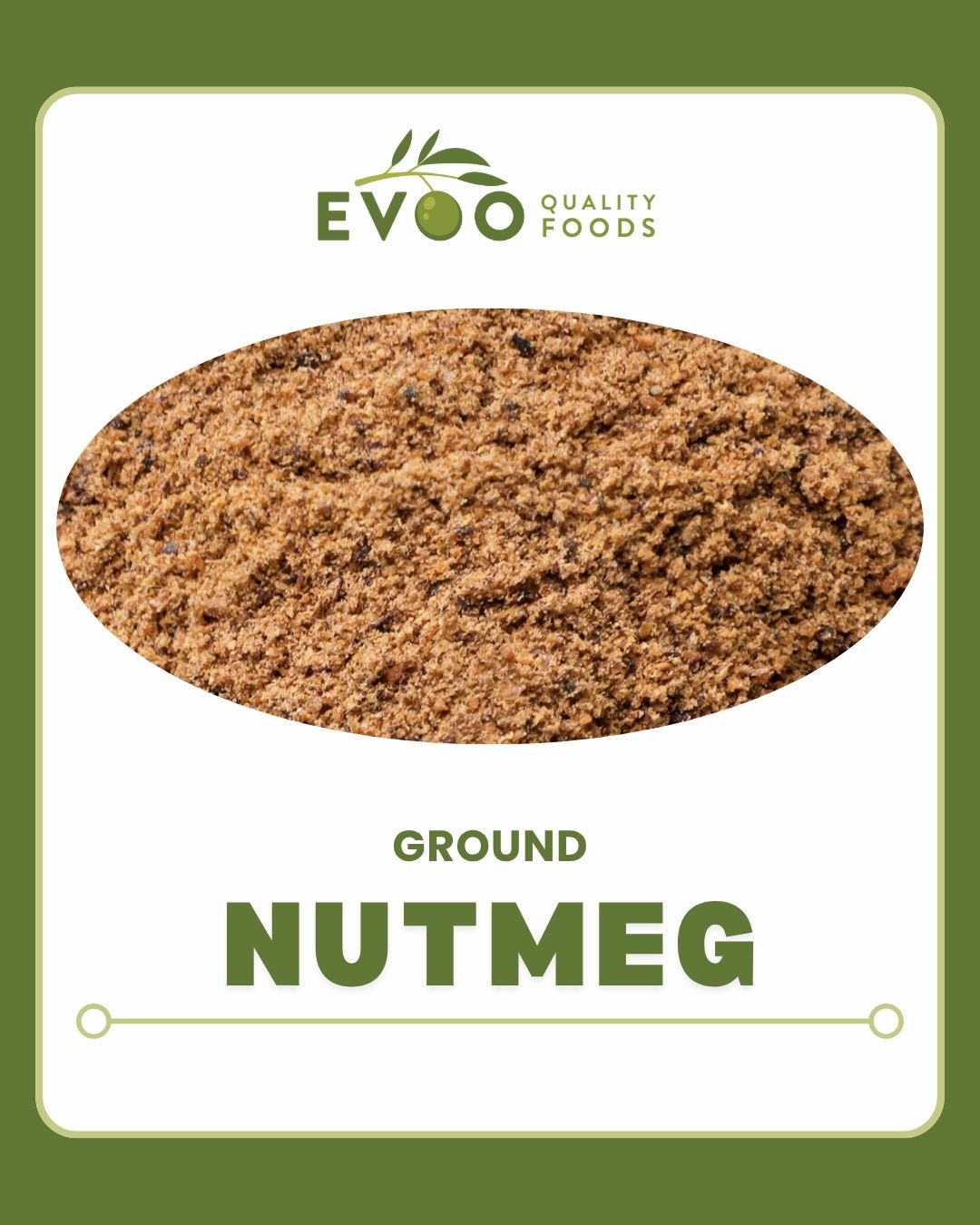 Nutmeg Ground 1kg Evoo QF