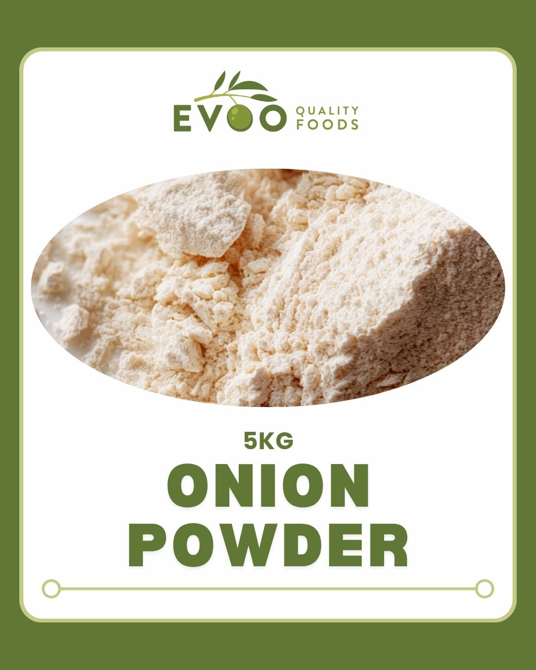 Onion Powder 5kg Bag Evoo QF
