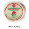 Vietnamese Rice Paper Sheets 16cm Round Rose (Small)