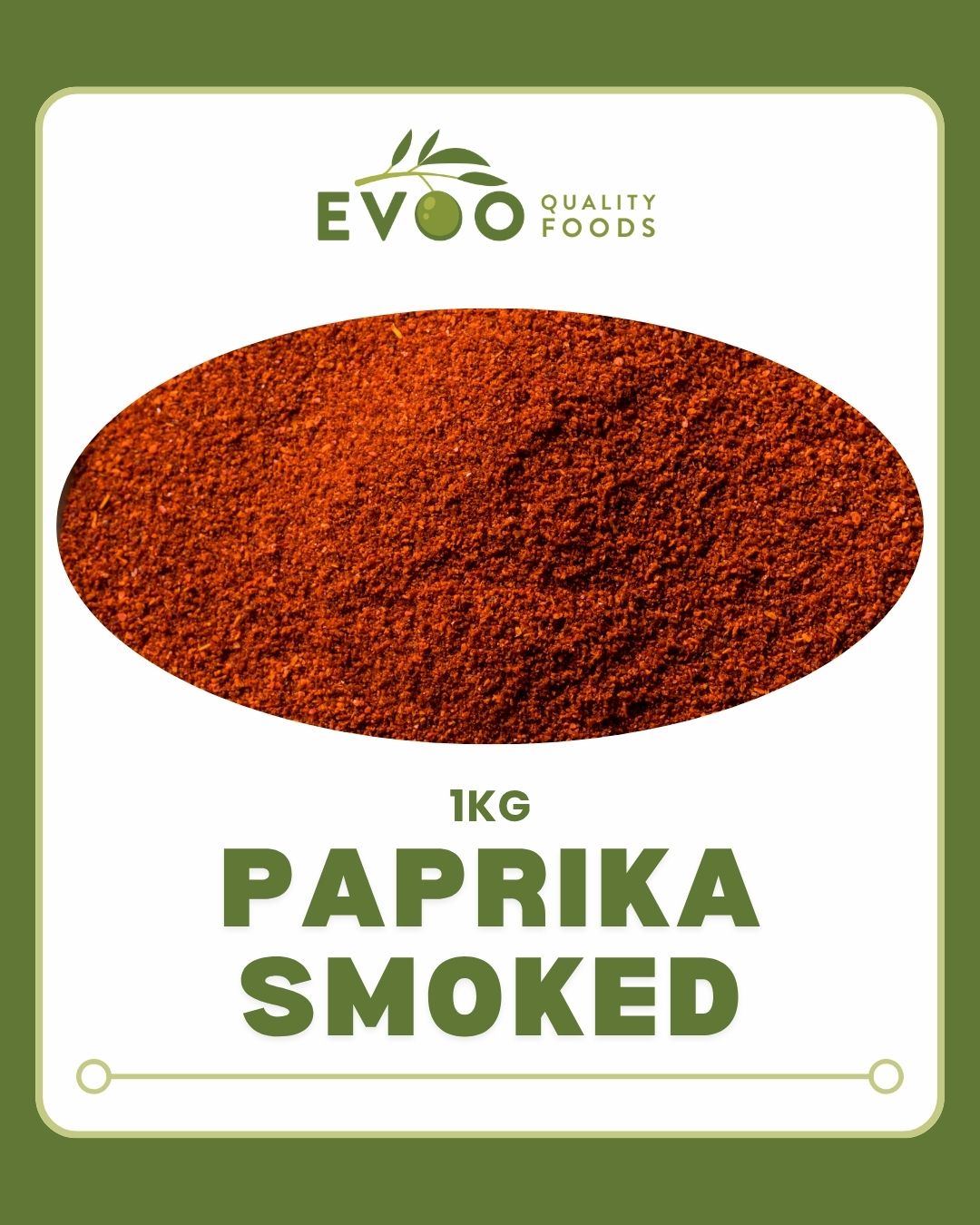 Paprika Smoked 1kg Bag Evoo QF