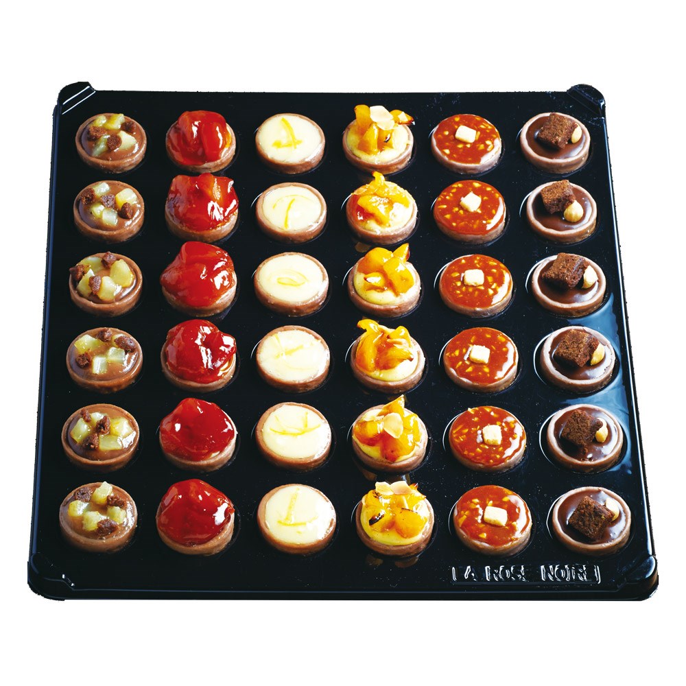 Petit Fours Passion Tarts Asssorted 72 x 15g Frozen (Code LTP72) Carton La Rose Noire