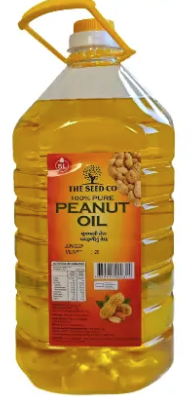 Peanut Oil 100% Pure 5L The Seed Co