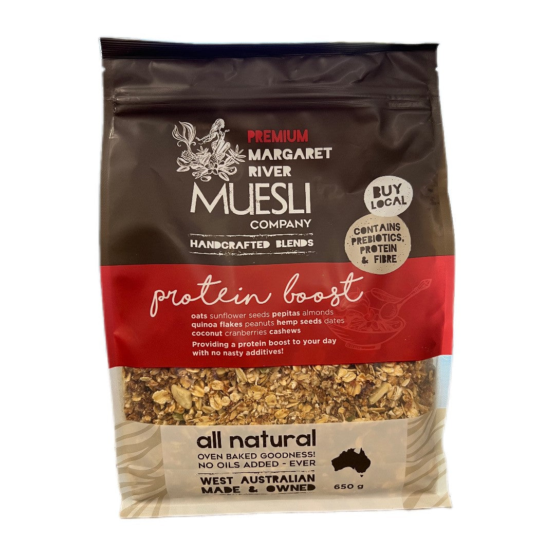 Muesli Protein Boost 650g Margaret River Muesli Company – Evoo Quality ...