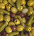 Party Mix Olives Pickled & Pitted 2kg (NDW 1kg) Tub Penfields