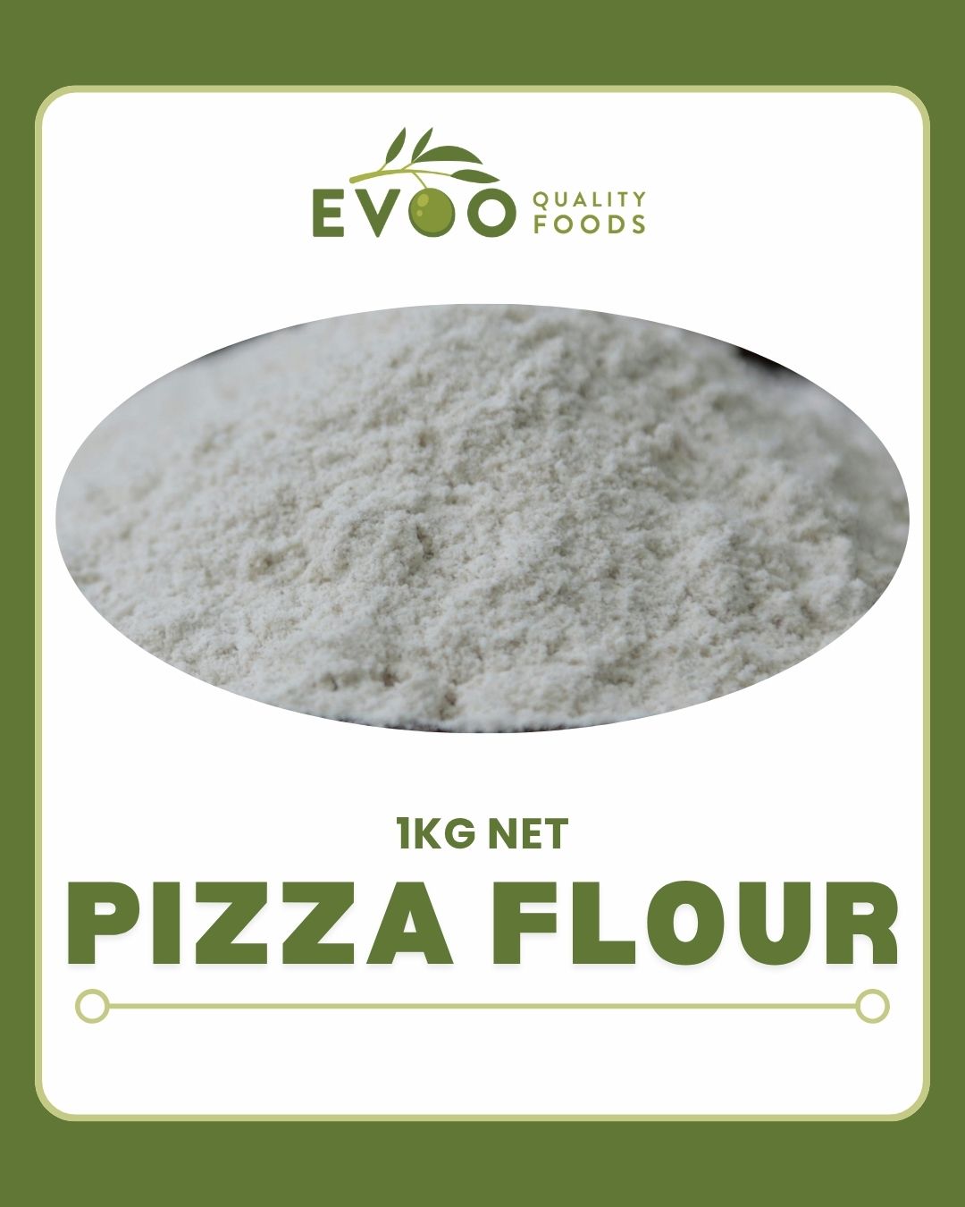 Pizza Flour 1kg Bag Evoo QF