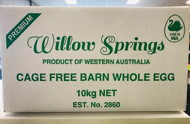 Premium Whole Egg Pulp Cage Free Barn 10kg Box Frozen Willow Springs