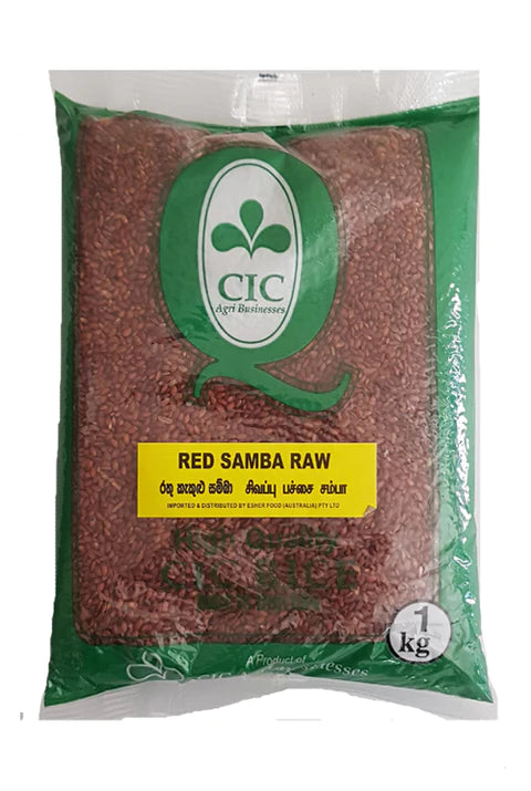 Red Samba Raw Rice 1kg Sri Lanka